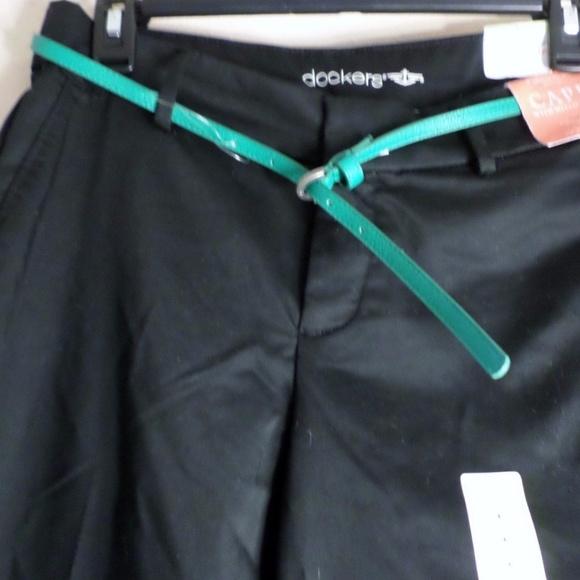 NWT Dockers Capri Pants Hello Smooth comfort Belt - Picture 5 of 8